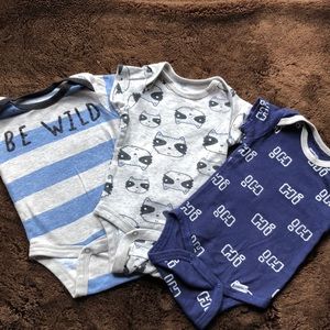 Blue & Grey onesie bundle